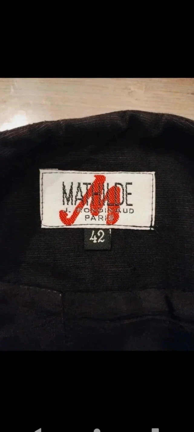 Bolero preto com um botão Mathilde Rondinaud T42 – photo 5
